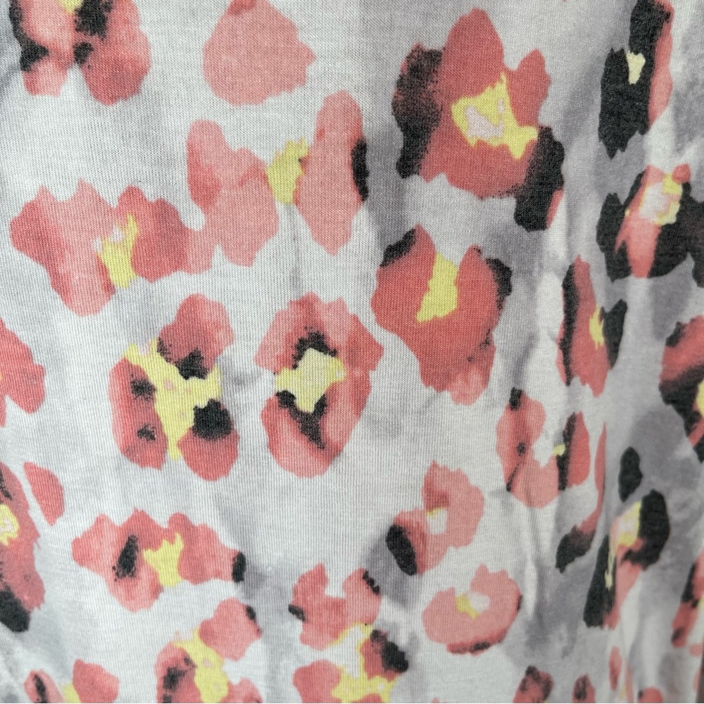 NWT Glitzy Girlz Under the Sun Coral Watercolor Leopard Print Top 3XL - Picture 6 of 10